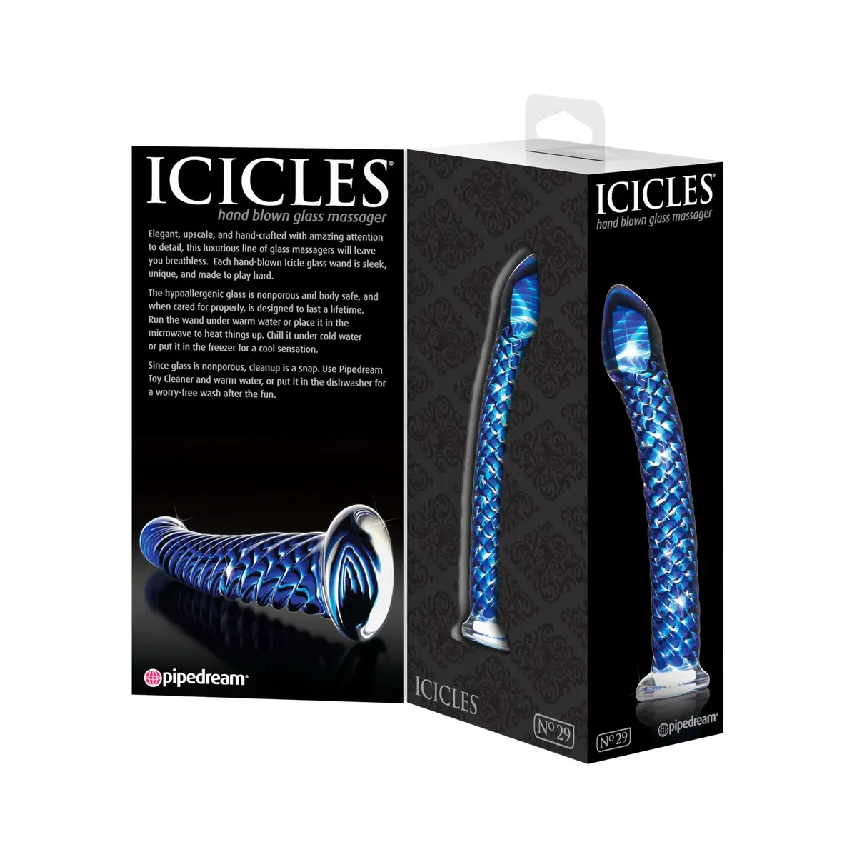 Icicles No. 29 Blue - Glass dildo - Image 4