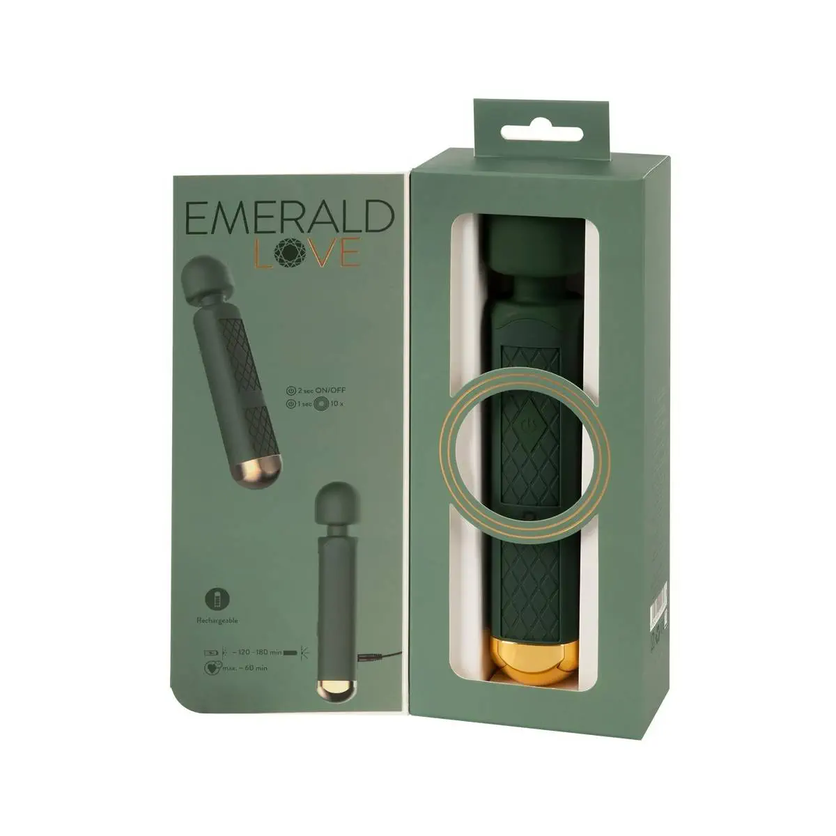 Emerald Love - Luxurious Wand Massager - immagine 2