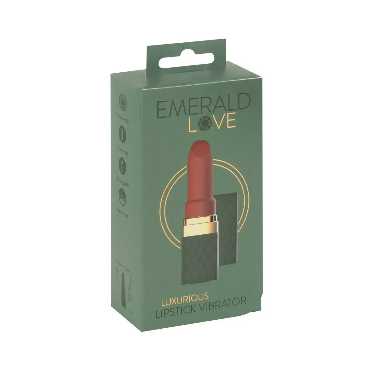 Emerald Love - Luxurious Lipstick Vibrator