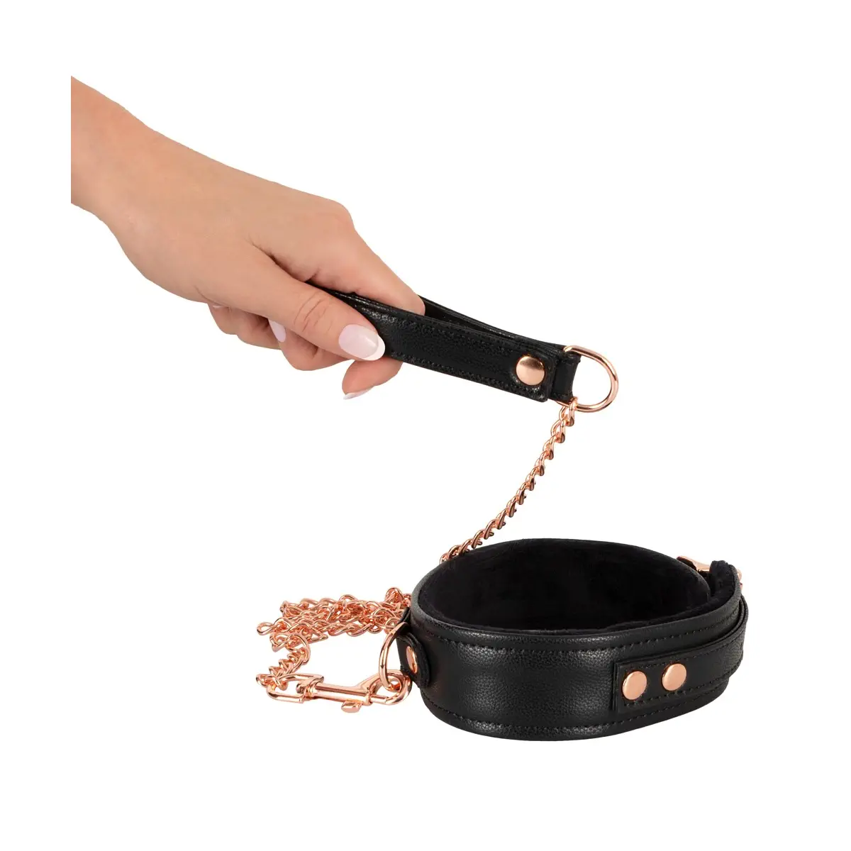 Bad Kitty collare e guinzaglio nero - immagine 3
