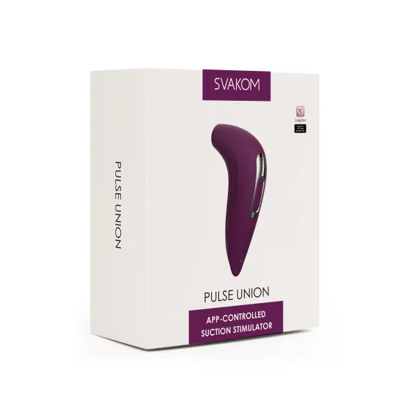 Svakom - Pulse Union App Controlled Suction Stimulator - Violet